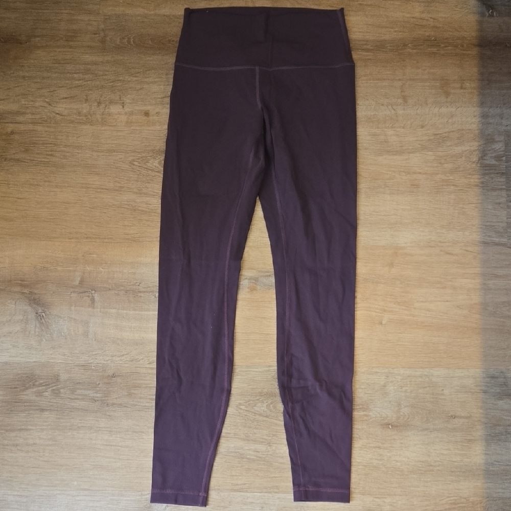 LULULEMON Wunder Under High Rise Leggings In Plum 28'' Sz 6